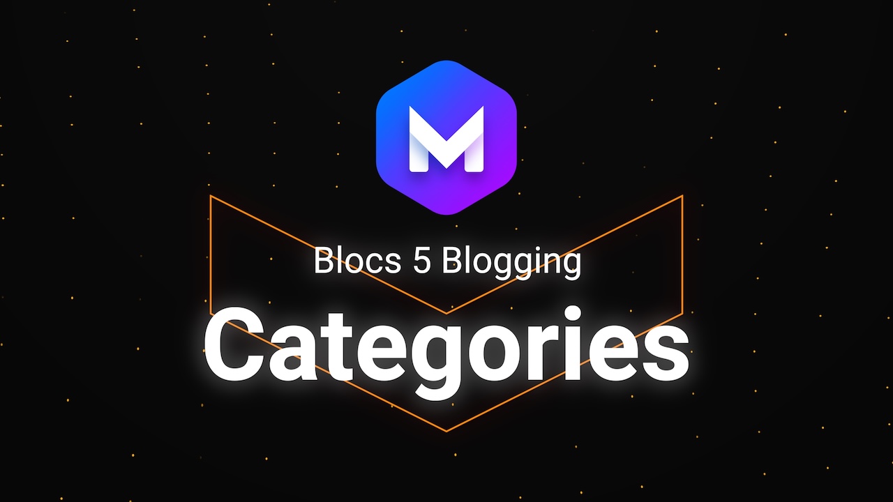blogging in blocs 5 without cms platform